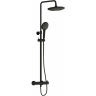 Душевая колонна VITRA AQUAHEAT BLISS 240 2F матовый черный A4720536