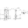 Система инсталляции для унитазов VITRA UNO 730-5800-01EXP